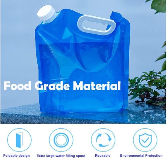 3gab salokāmas ūdens pudeles 10L